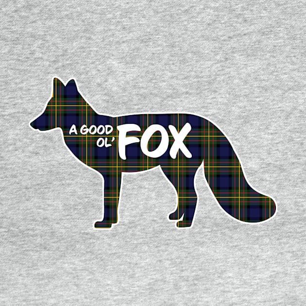 Fox Critter - MacLaren Plaid by Wright Art